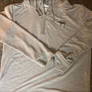 Pink Quarter Zip M